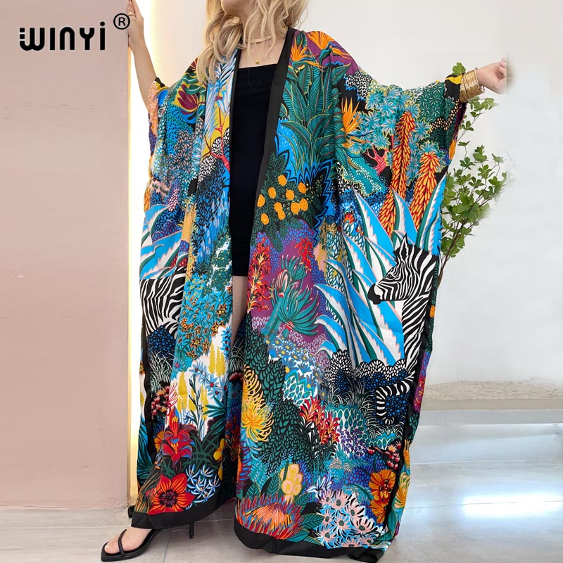 Ethnic Gown - WINYI Africa Middle East kimono Women