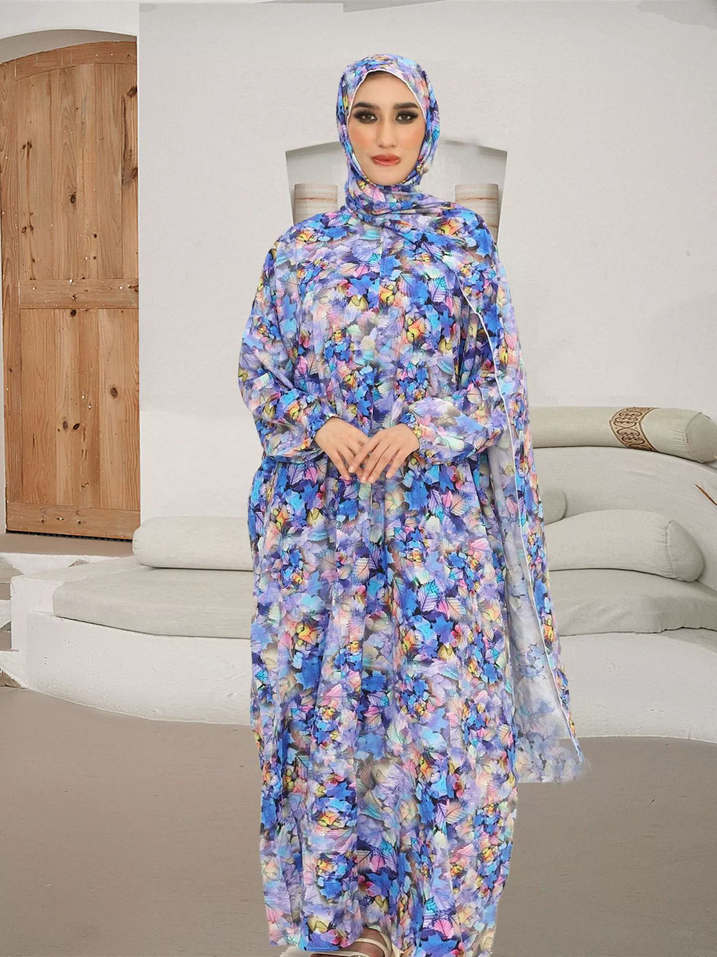 Ethnic Gown - New Dubai plus size women's clothing