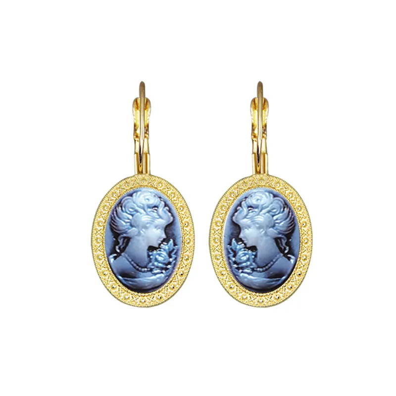 Ethnic Fashion For Ladies - 6 Colors Oval Lady Queen Cameo