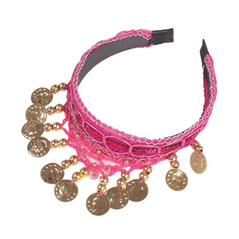 Ethnic Wear In Fashion - 31BB Ethnic Styles Gold Coin Headband