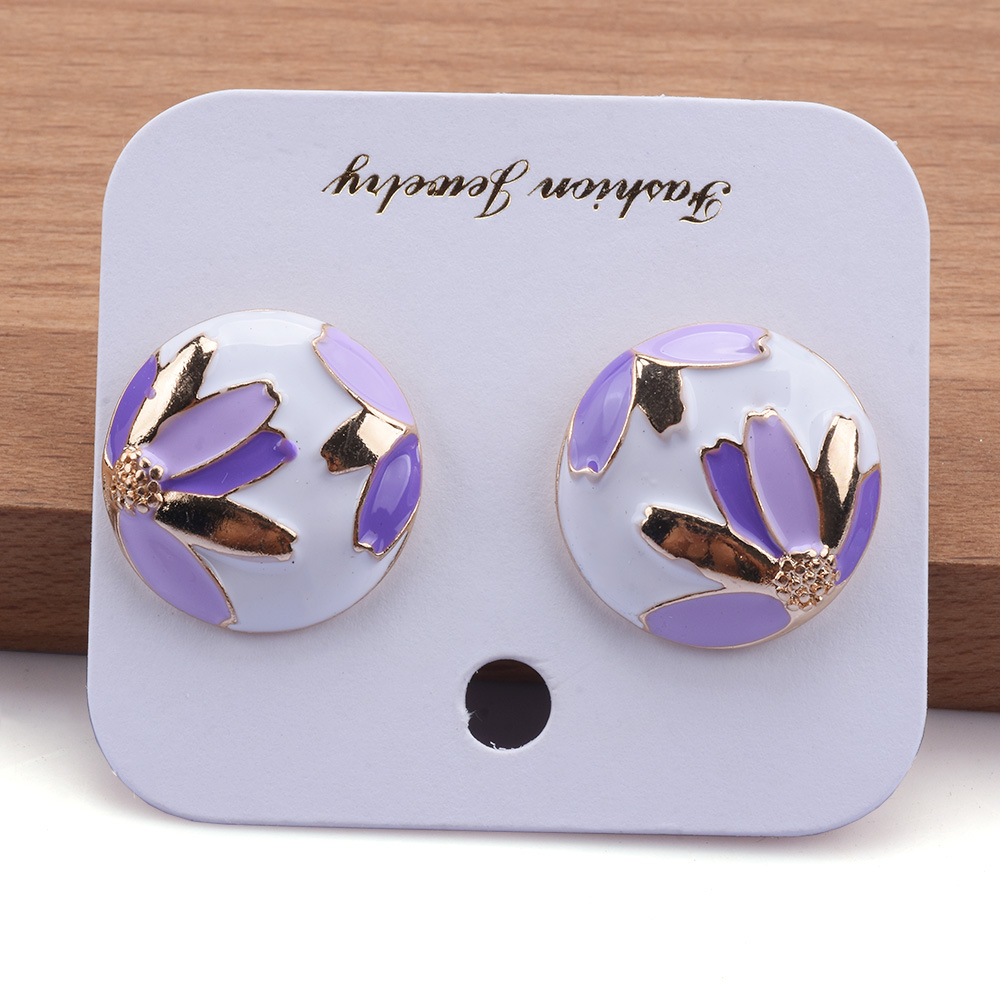 Ethnic Fashion Trends 2026 - 2026 New Fashion Purple Enamel Drip
