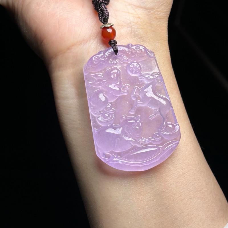 Ethnic Fashion Brand - High Ice Pink Purple Small Pendant,