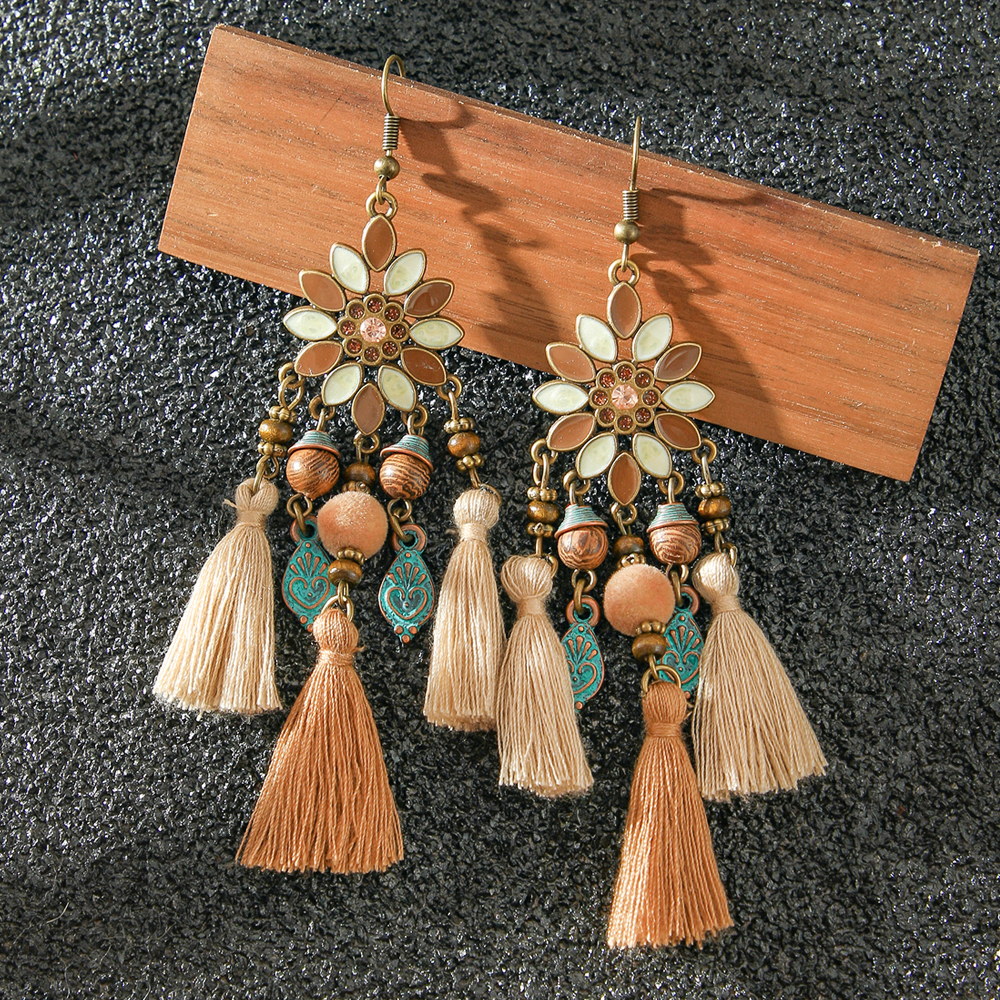 Vintage Boho Dangle Earrings E - Ethnic Wear In Fashion 리뷰 및 가격