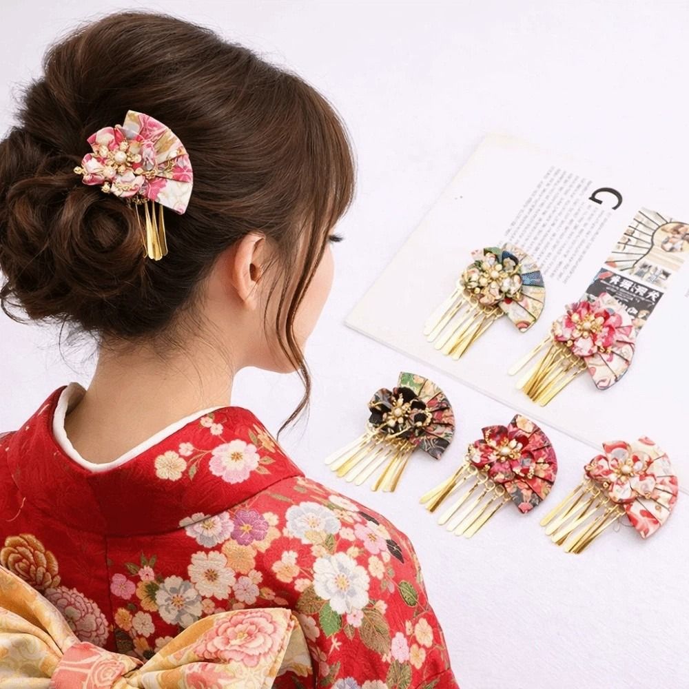 Women Hairpin Faux Pearl Flowe - Ethnic Gown 리뷰 및 가격