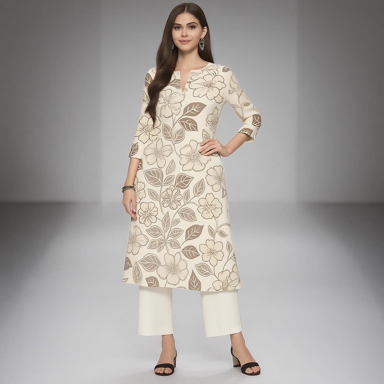 Muslim Women's Kurt Casual Fas - Ethnic Fashion Kurtis 리뷰 및 가격