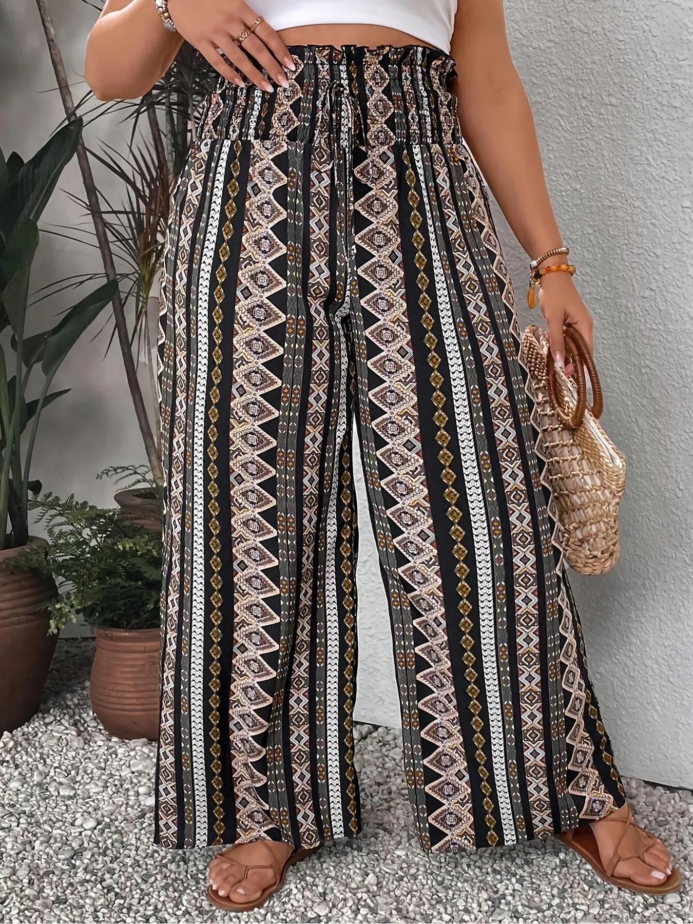 Women Fashion Bohemian Plus Si - Ethnic Fashion For Ladies 리뷰 및 가격