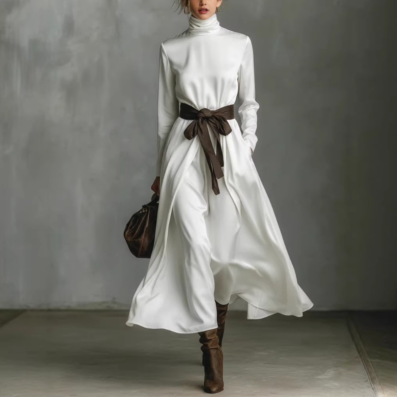 Autumn Elegant High Collar Sol - Ethnic Gown 리뷰 및 가격