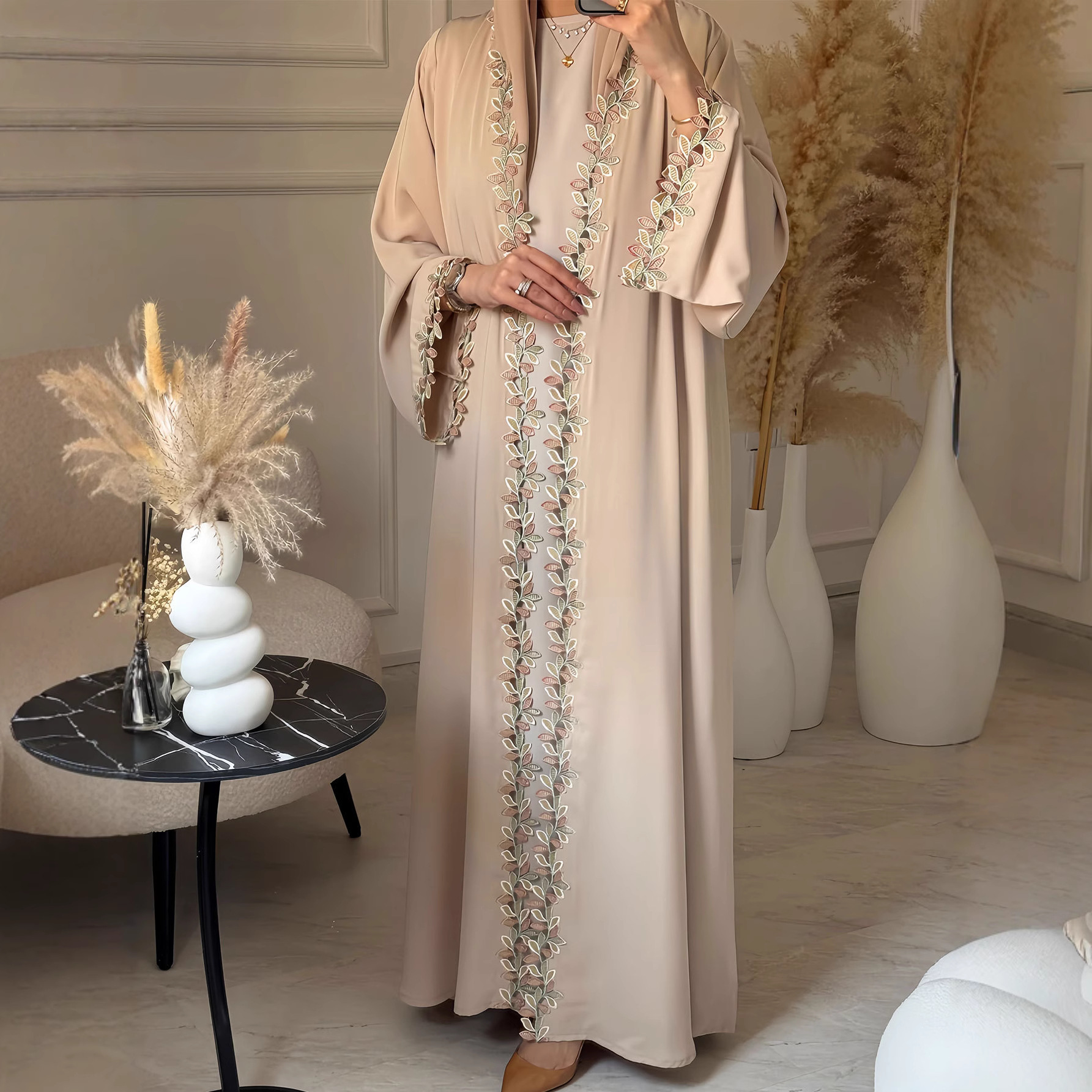 Eid Dress Cardigan Abaya Women - Jalabiya Women Arabic 리뷰 및 가격