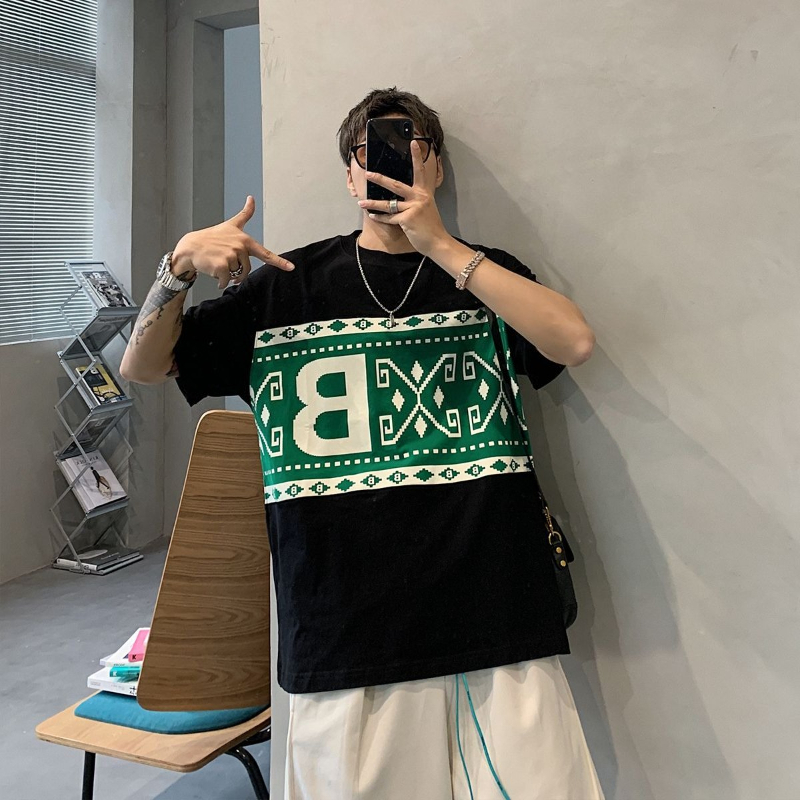 Plus Size Men's Short Sleeve T - Ethnic Fashion Instagram 리뷰 및 가격