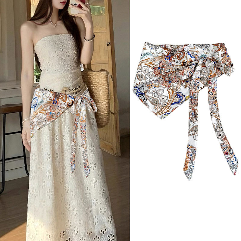 Cashew flower triangular scarf - Ethnic Wear In Fashion 리뷰 및 가격