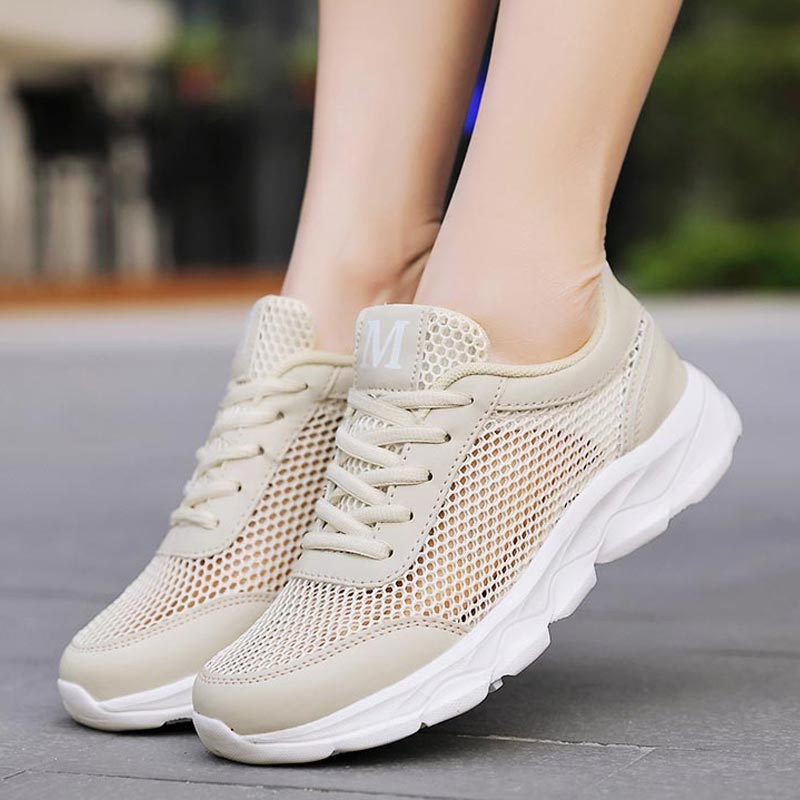 Summer Breathable Sneakers Wom - Ethnic Fashion Online 리뷰 및 가격