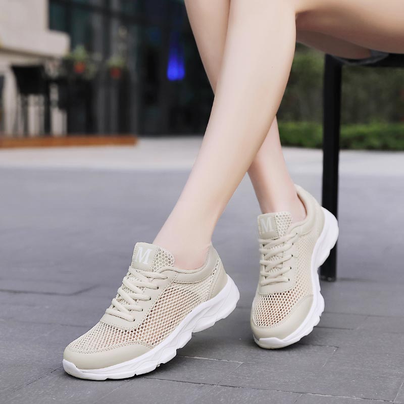 Summer Breathable Sneakers Wom - Ethnic Fashion Online 리뷰 및 가격