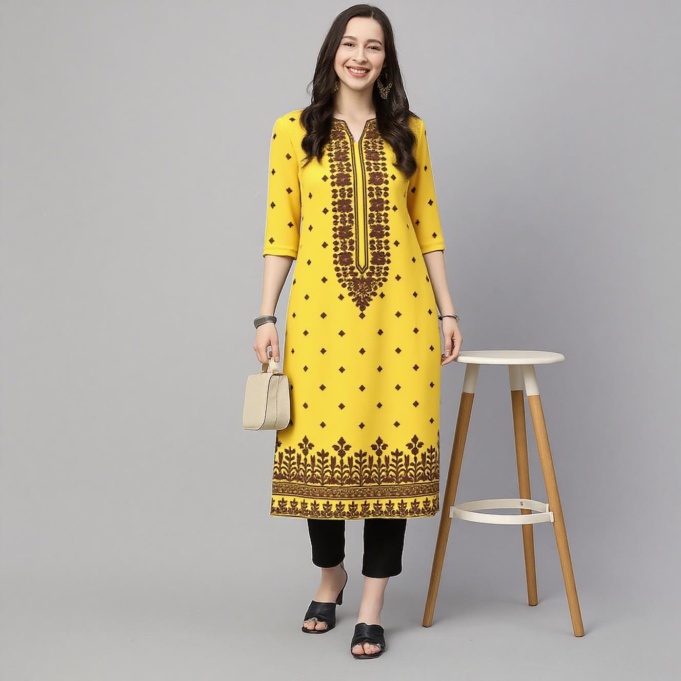 Muslim Kurt Flowers Women's Fa - Ethnic Fashion Kurtis 리뷰 및 가격