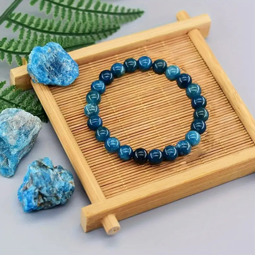 1pcs Apatite Style Bracelet Bl - Men'S Ethnic Fashion Trends 리뷰 및 가격
