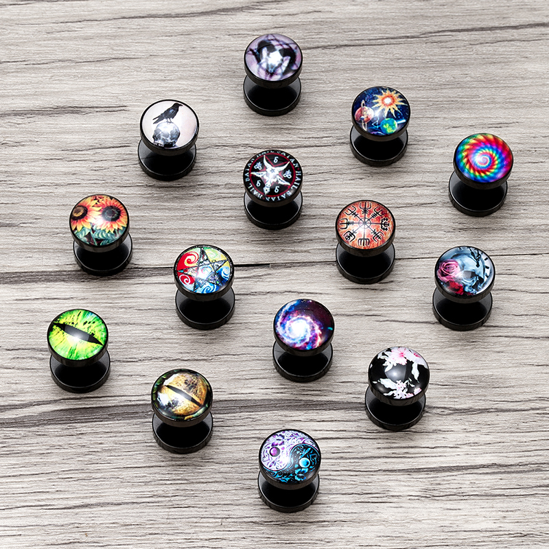 Earrings Retro Ethnic Round Ca - Men'S Ethnic Fashion Trends 리뷰 및 가격