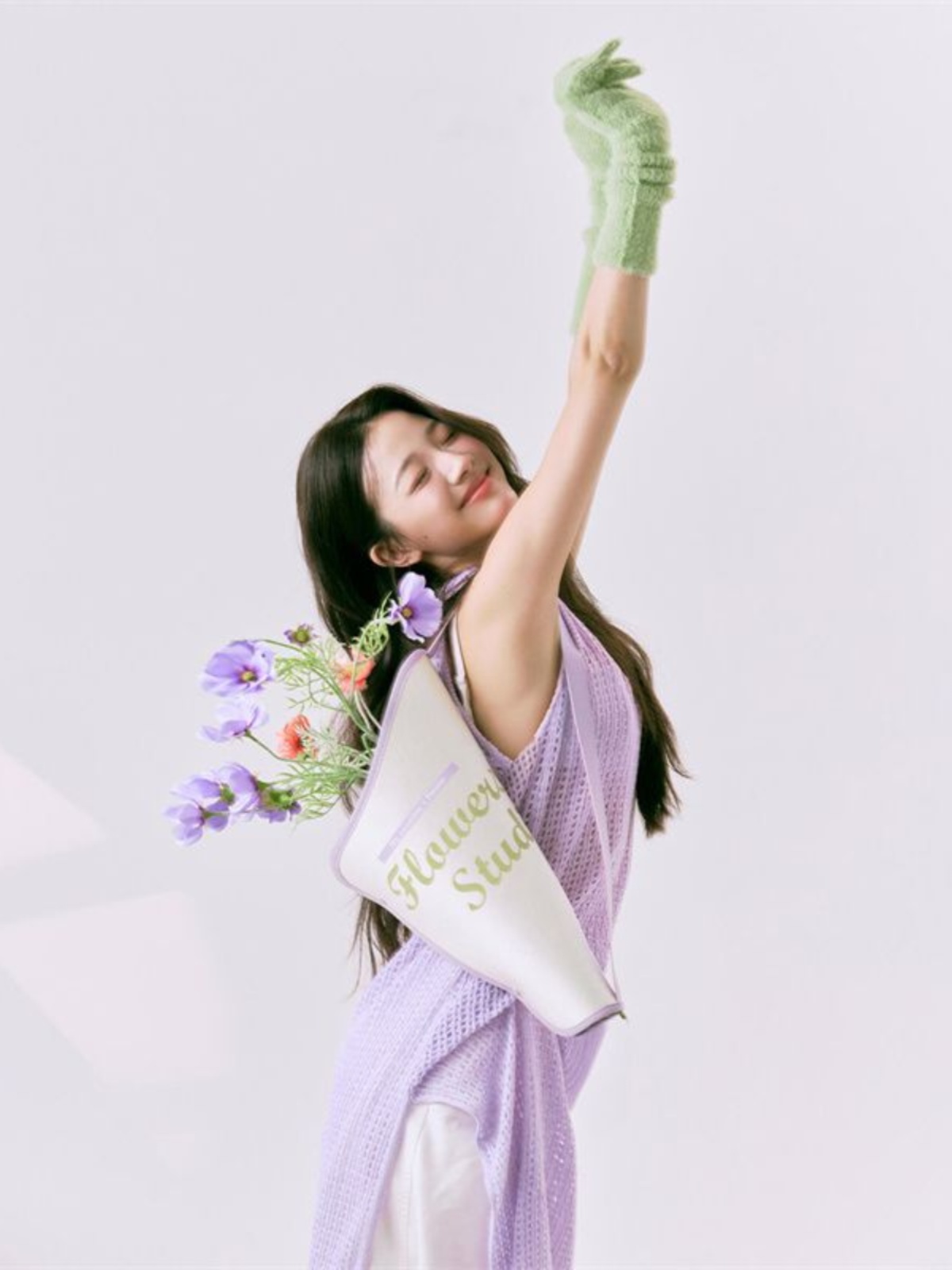 Romantic Spring  Flower Print  - Ethnic Fashion Studio 리뷰 및 가격