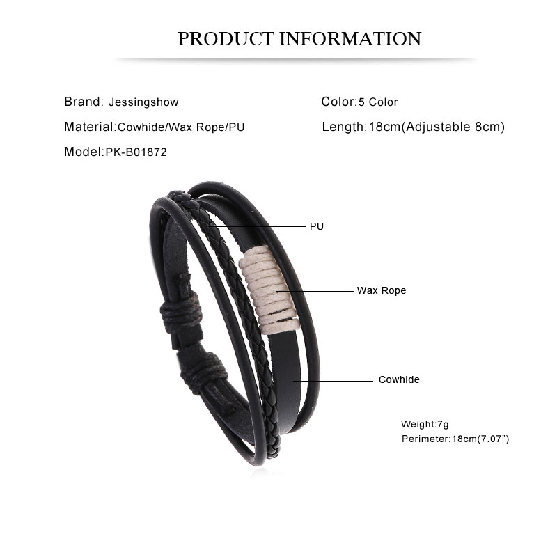 2025 Leather Bracelet Men Bang - Ethnic Fashion Pk 리뷰 및 가격