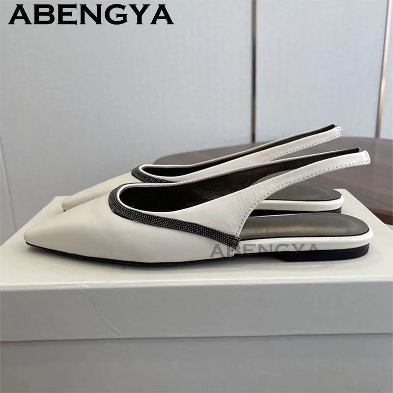 Pointy Toe Flat Heel Sandals f - Ethnic Fashion Walk 리뷰 및 가격