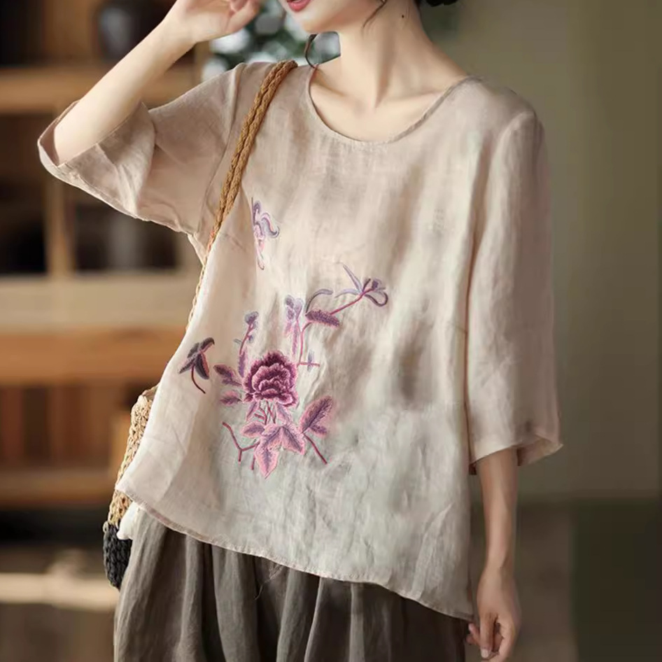 Plus Size Women's Summer Retro - Ethnic Fashion For Ladies 리뷰 및 가격