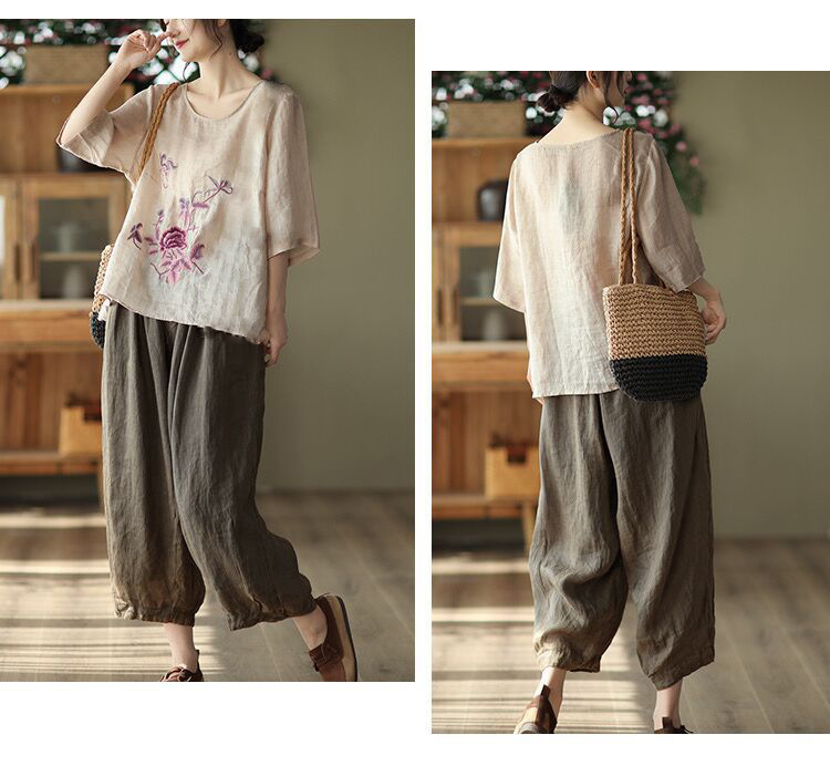 Plus Size Women's Summer Retro - Ethnic Fashion For Ladies 리뷰 및 가격