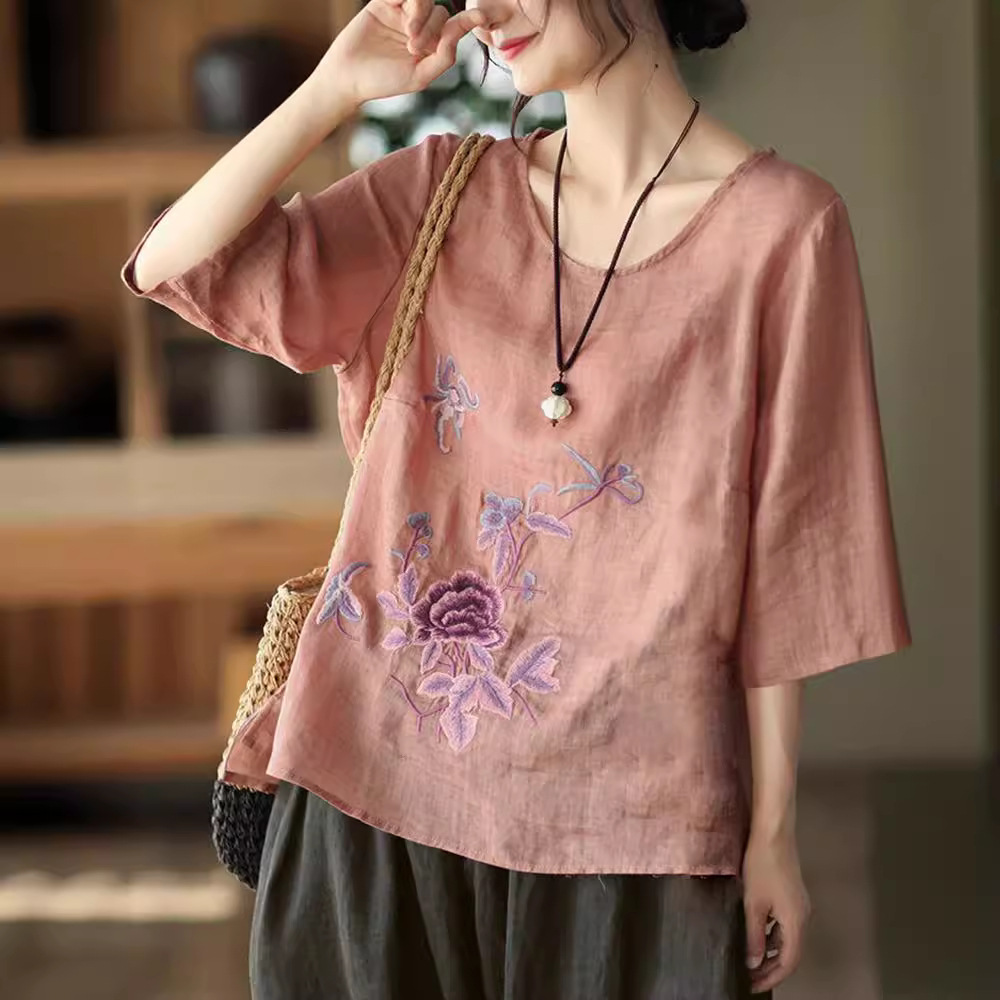 Plus Size Women's Summer Retro - Ethnic Fashion For Ladies 리뷰 및 가격