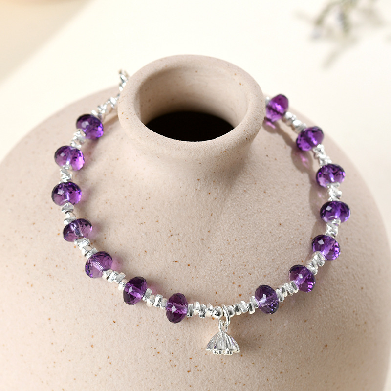 Amethyst Bead Silver Fragment  - Ethnic Fashion Design 리뷰 및 가격