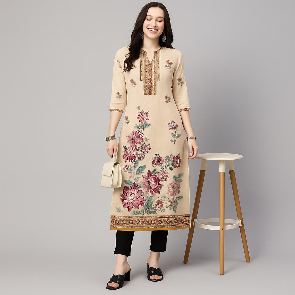 Muslim Kurt Women's Casual Fas - Ethnic Fashion Kurtis 리뷰 및 가격