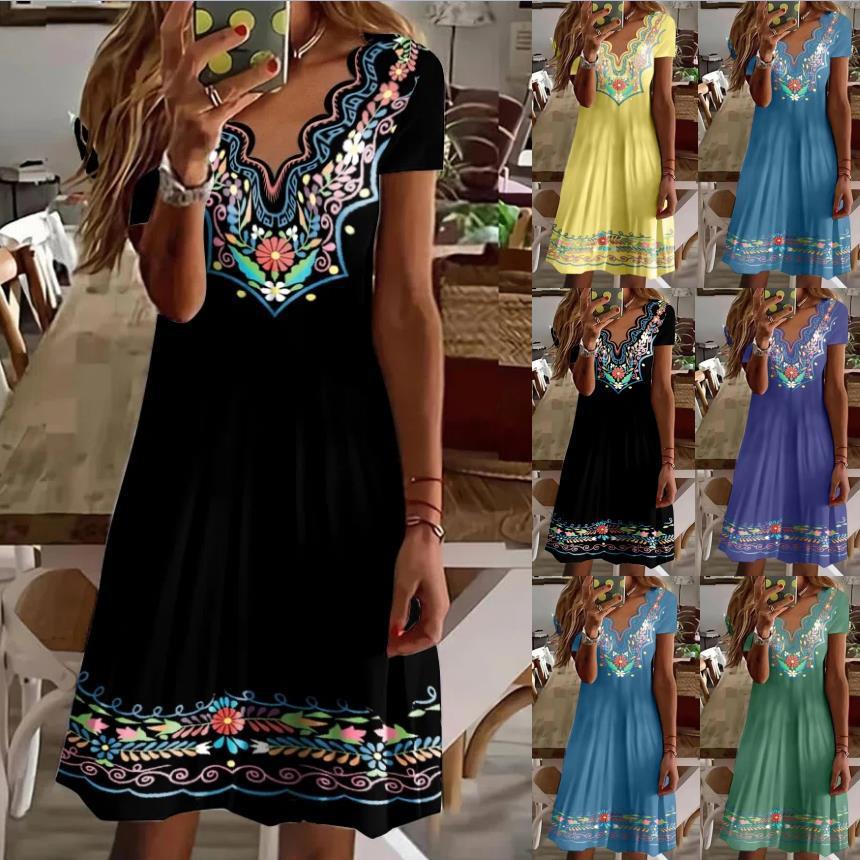 Ethnic Style Printed Collar Sh - Ethnic Fashion Walk 리뷰 및 가격