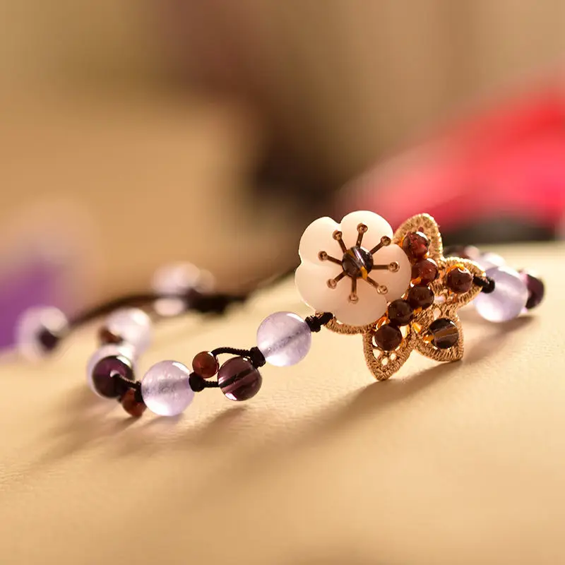 Chinese Crystal Mori Bracelet  - Ethnic Fashion For Ladies 리뷰 및 가격