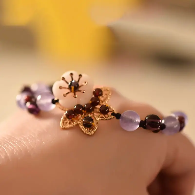 Chinese Crystal Mori Bracelet  - Ethnic Fashion For Ladies 리뷰 및 가격