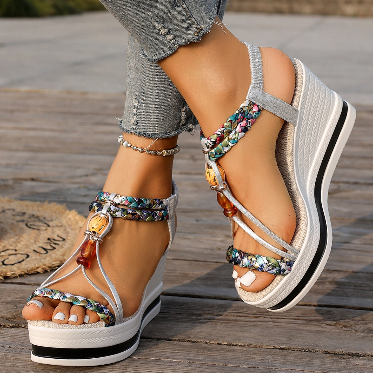 Women's Ethnic Chunky Platform - Ethnic Fashion Trends 2026 리뷰 및 가격