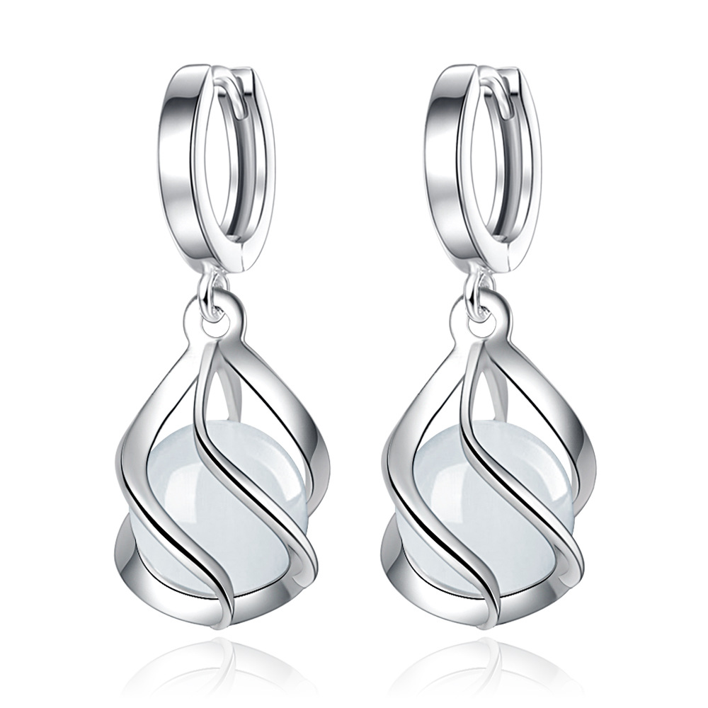 925 Sterling Silver Earrings E - Ethnic Fashion For Ladies 리뷰 및 가격