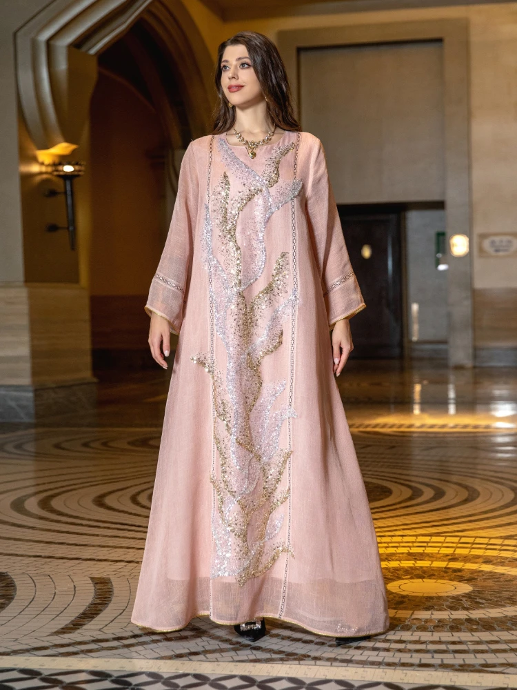 Eid Muslim Party Dress for Wom - Jalabiya Women Arabic 리뷰 및 가격