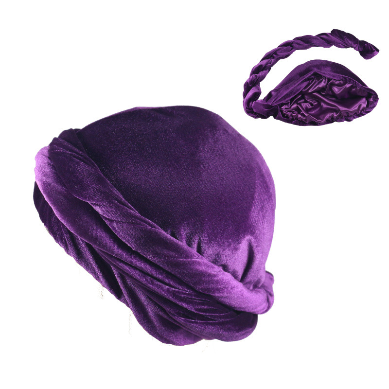 Solid Color Men's Velvet Head  - Ethnic Fashion Design 리뷰 및 가격