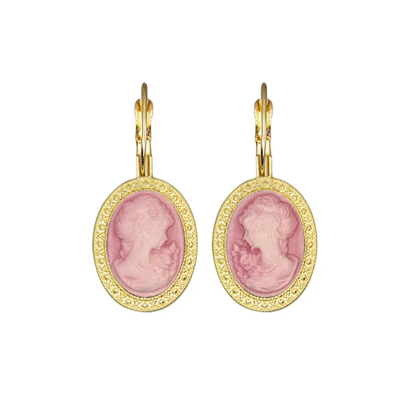 6 Colors Oval Lady Queen Cameo - Ethnic Fashion For Ladies 리뷰 및 가격