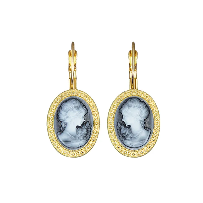 6 Colors Oval Lady Queen Cameo - Ethnic Fashion For Ladies 리뷰 및 가격