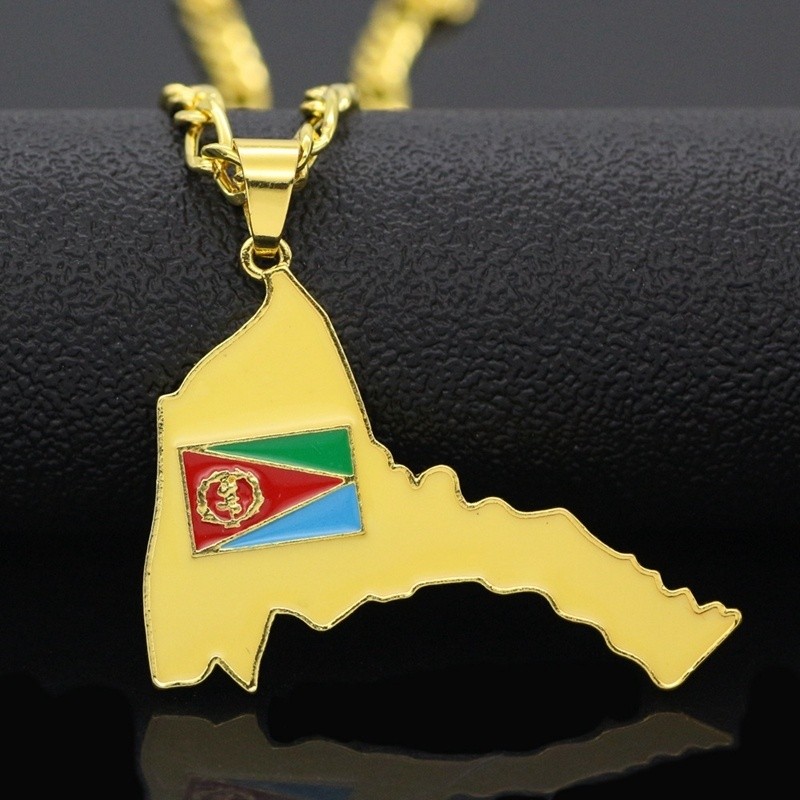 Exquisite Eritrea Map Pendant  - Men'S Ethnic Fashion Trends 리뷰 및 가격
