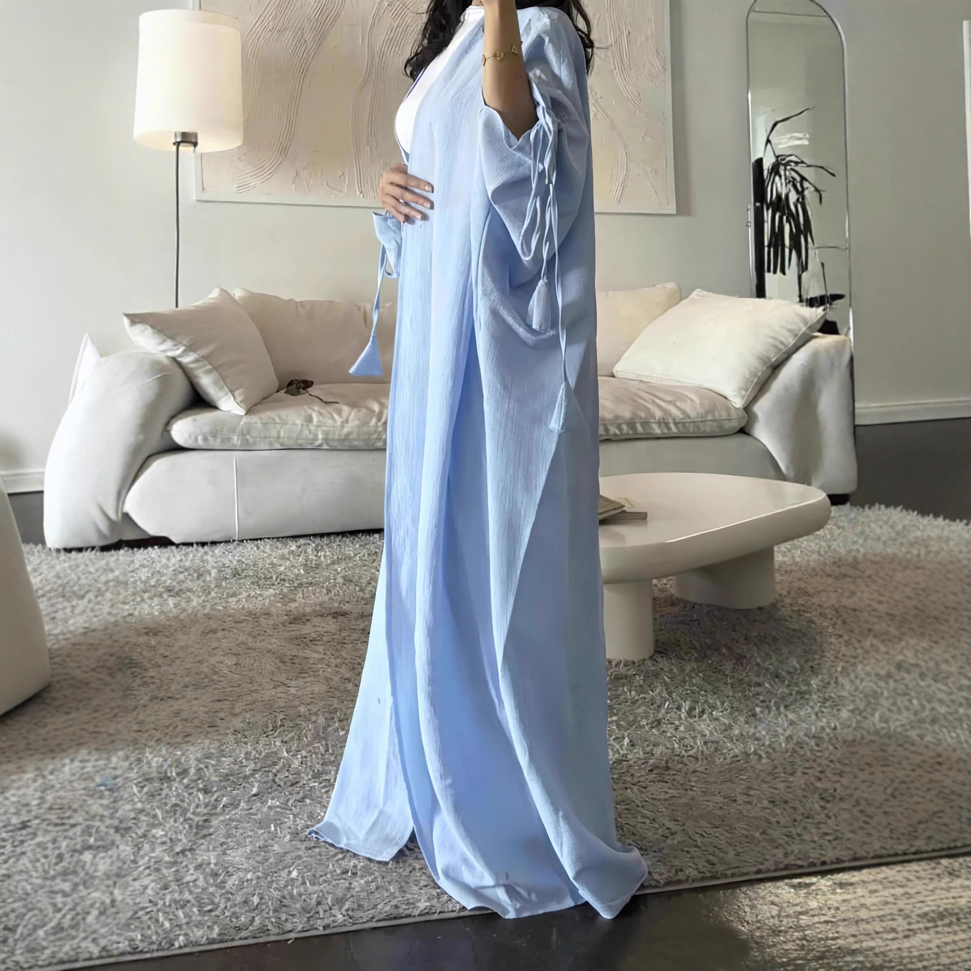 Women Dress Cardigan Robe Open - Jalabiya Women Arabic 리뷰 및 가격