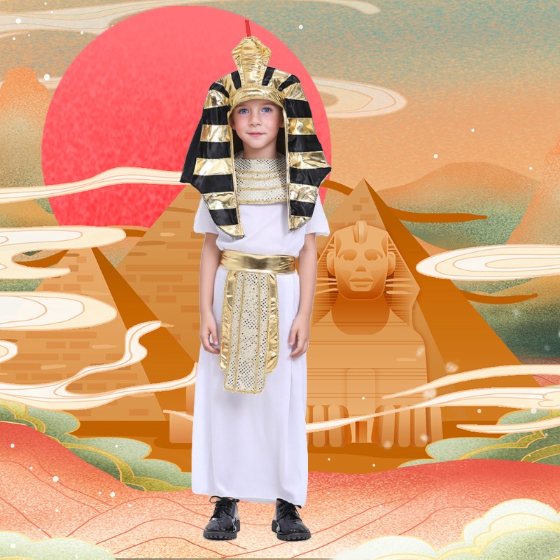 Kids Egyptian Pharaoh King Cos - Ethnic Gown 리뷰 및 가격