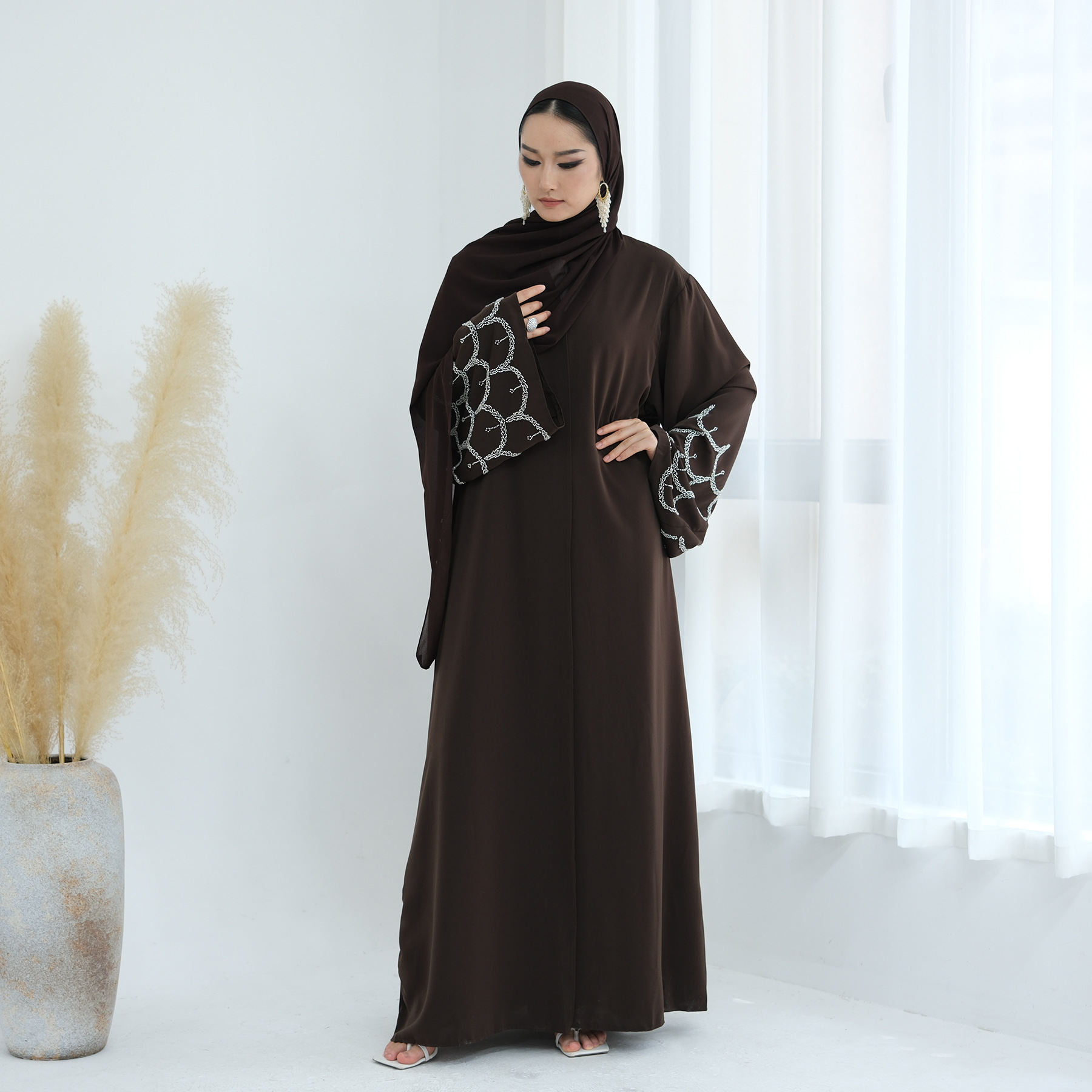 embroidery Women Dress Abaya c - Jalabiya Women Arabic 리뷰 및 가격