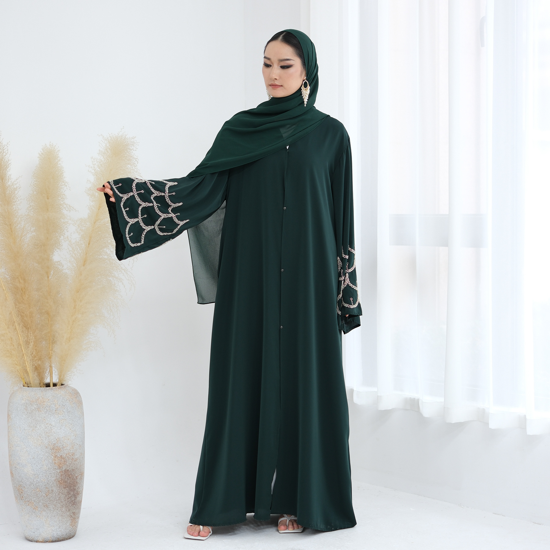 embroidery Women Dress Abaya c - Jalabiya Women Arabic 리뷰 및 가격
