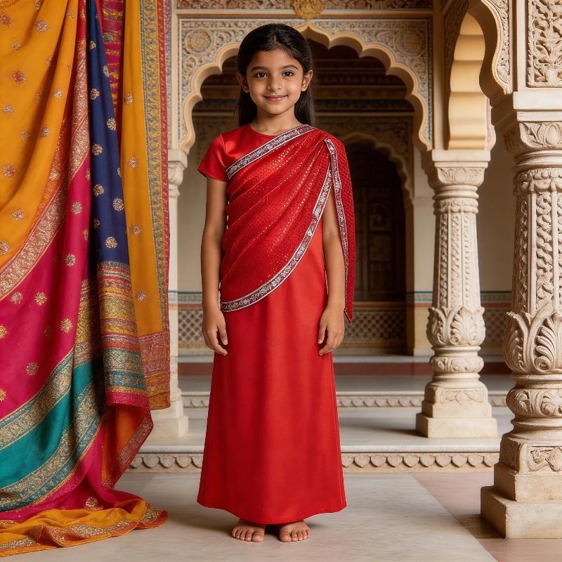 Girls Indian Traditional Dress - Ethnic Gown 리뷰 및 가격