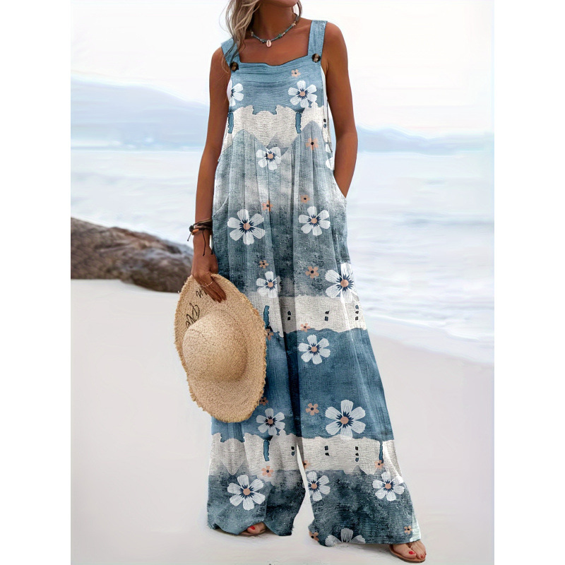 Ethnic Print Jumpsuit Women's  - Ethnic Fashion Walk 리뷰 및 가격