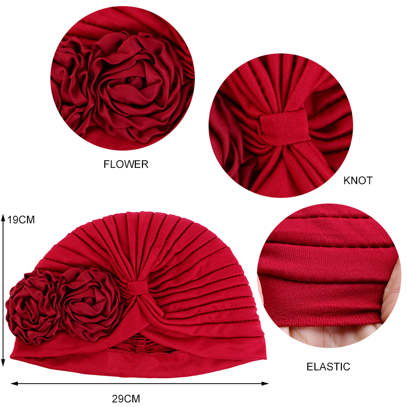 Muslim Fashion Flower Hijab Tu - Ethnic Fashion For Ladies 리뷰 및 가격