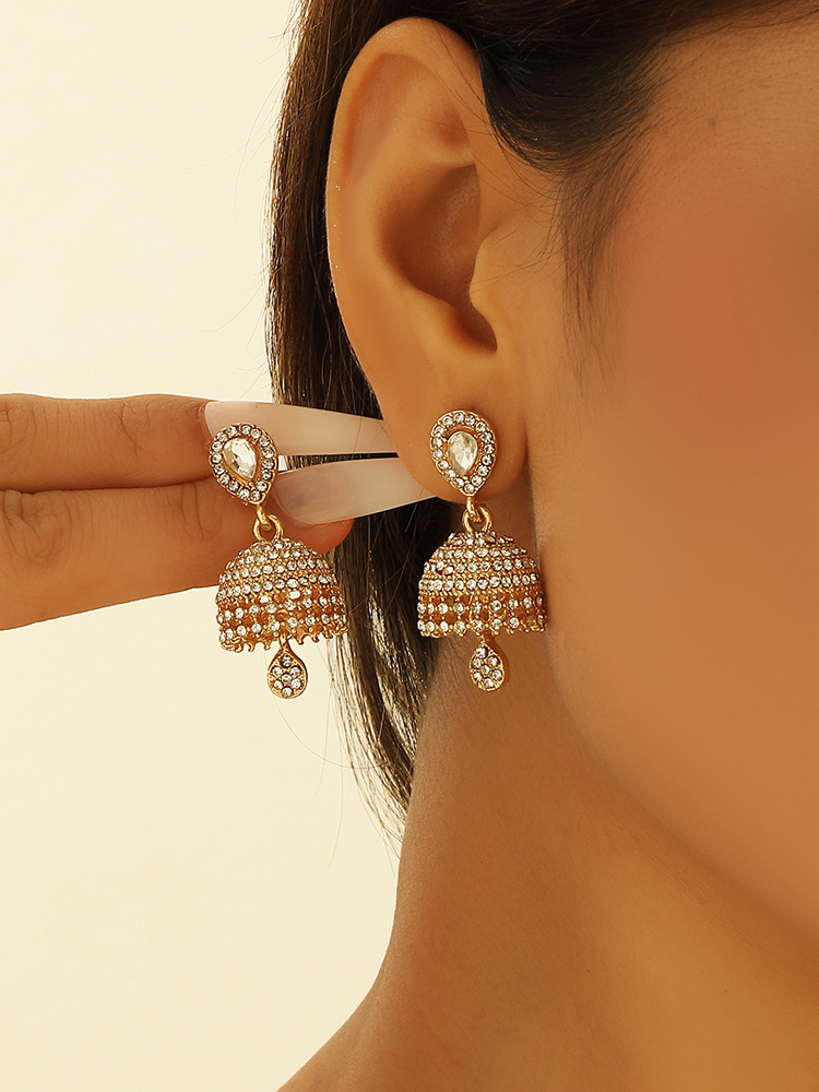 1 Pair of Fashionable Jhumka E - Ethnic Wear In Fashion 리뷰 및 가격