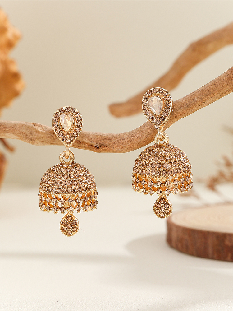1 Pair of Fashionable Jhumka E - Ethnic Wear In Fashion 리뷰 및 가격