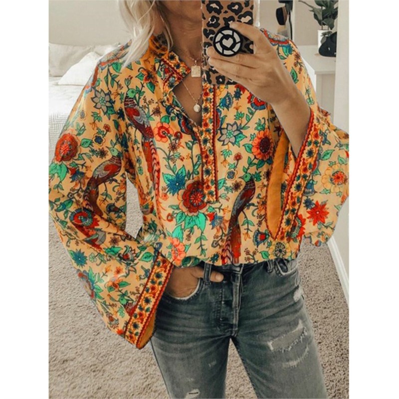 Bohemia Flower Printed Women's - Ethnic Fashion For Ladies 리뷰 및 가격