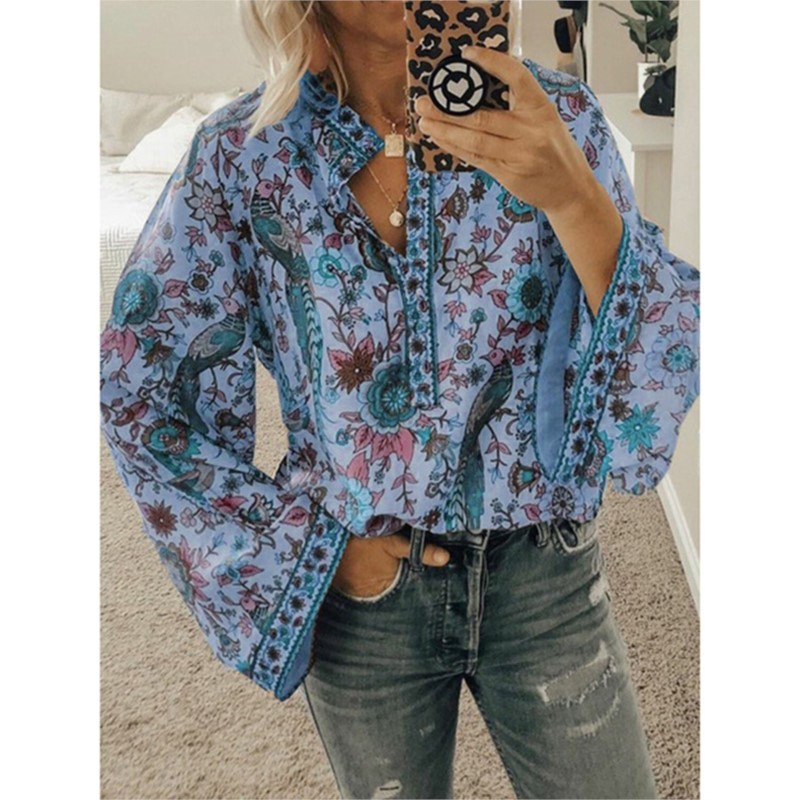 Bohemia Flower Printed Women's - Ethnic Fashion For Ladies 리뷰 및 가격