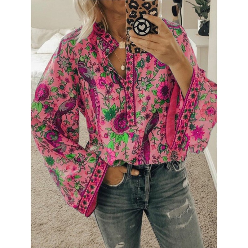 Bohemia Flower Printed Women's - Ethnic Fashion For Ladies 리뷰 및 가격