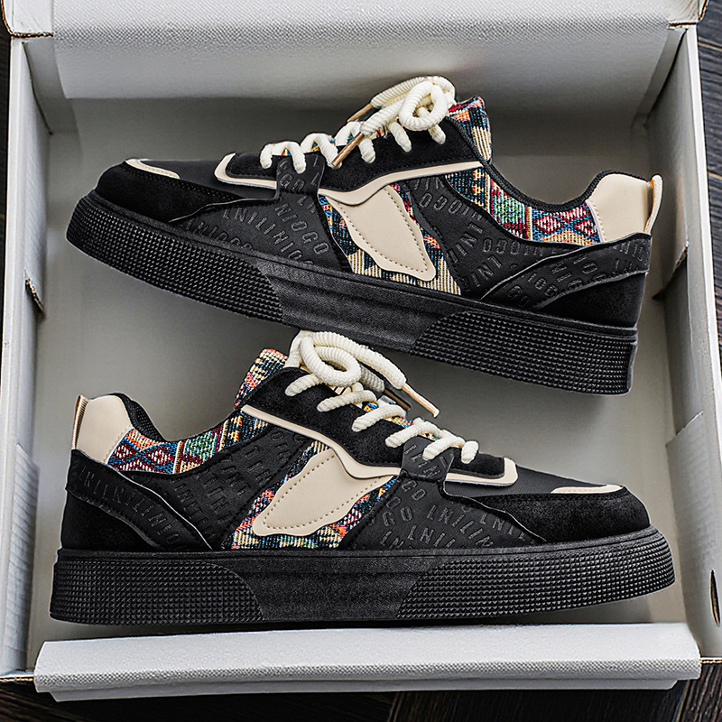 Men's Vintage Patchwork Platfo - Ethnic Wear In Fashion 리뷰 및 가격